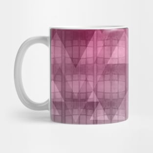 Mountains and valleys from ocher to raspberry pink Mug